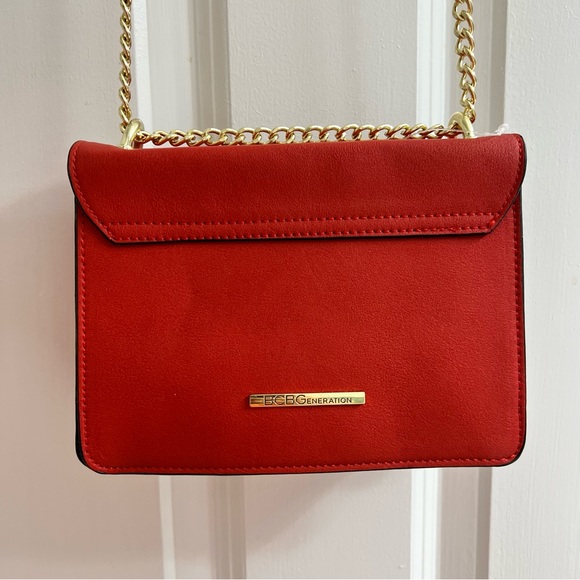 BCBGeneration Fiery red orange crossbody bag - Picture 6 of 16